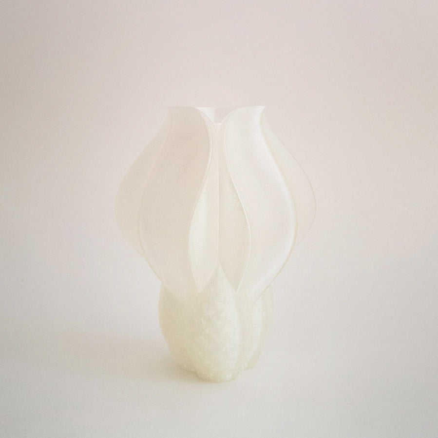 IRIS BULBILIS mini - vase - white