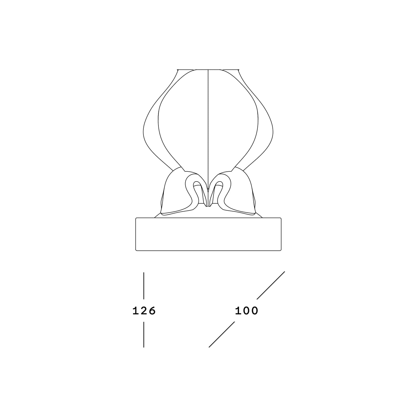 Porte-encens IRIS IGNIS blanc