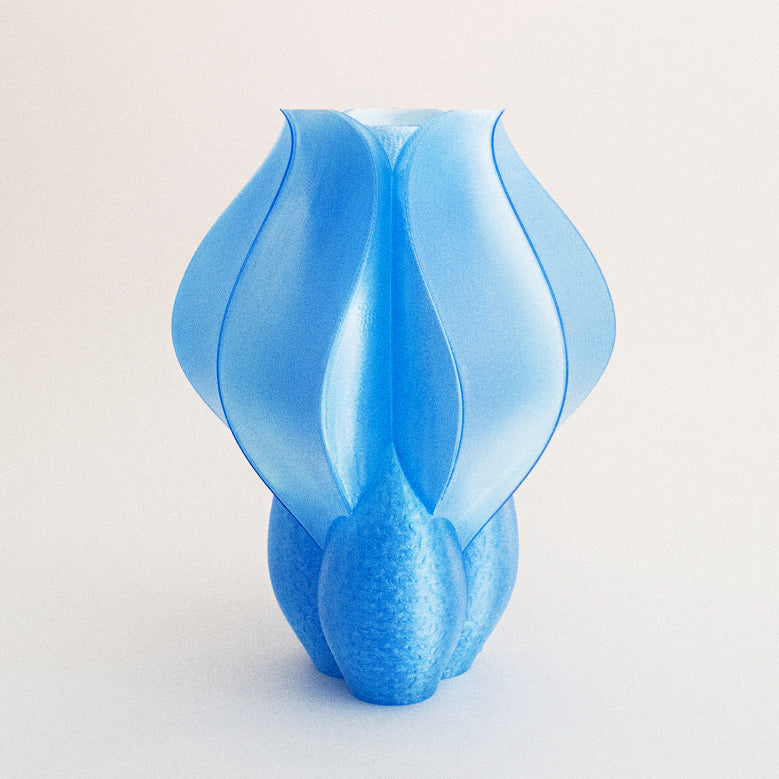IRIS - vase - blue