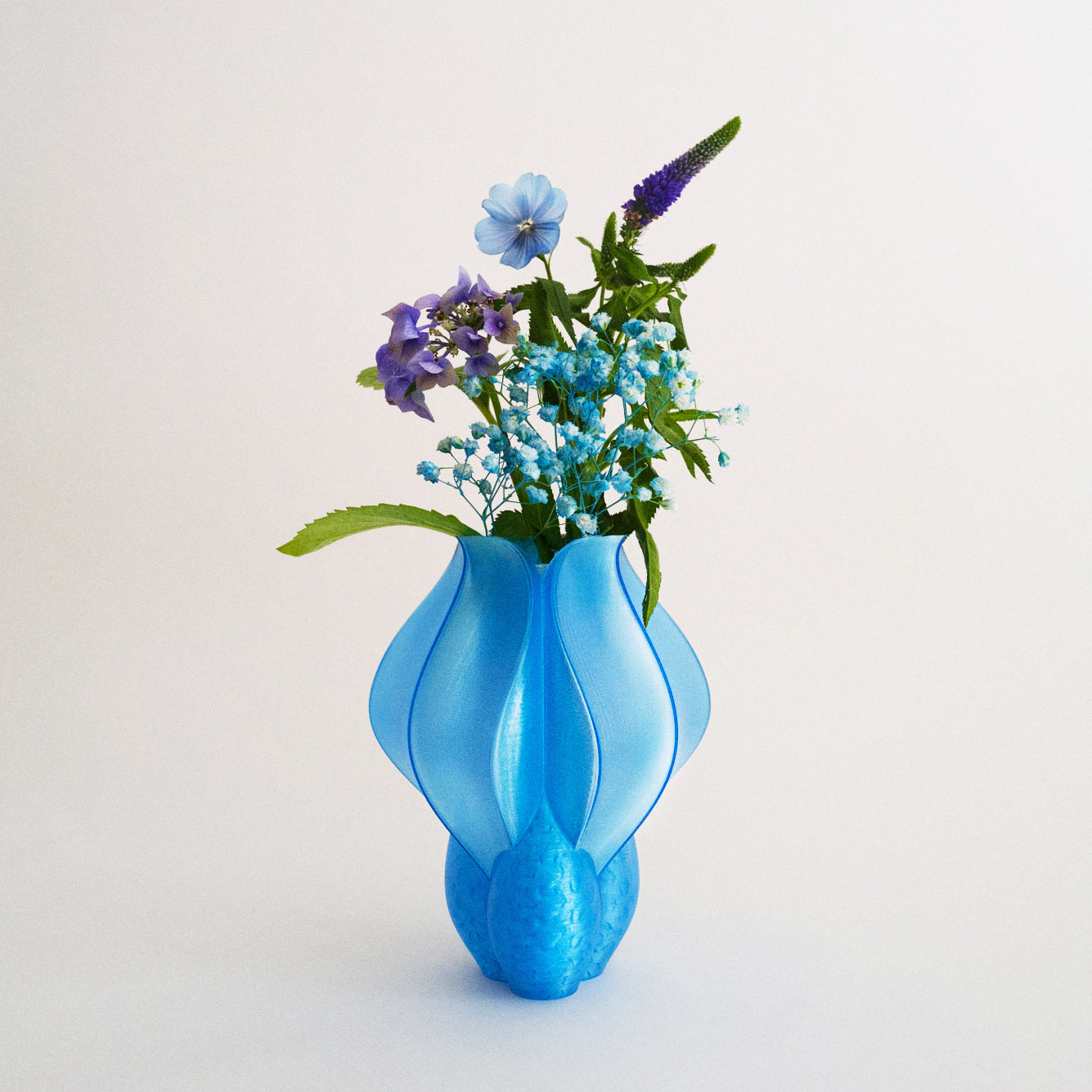 IRIS - mini vase - blue