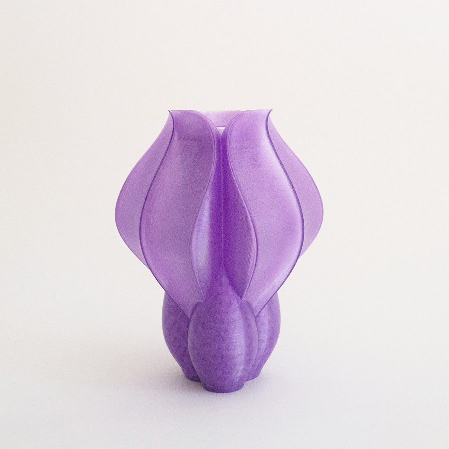 IRIS - mini vase - purple