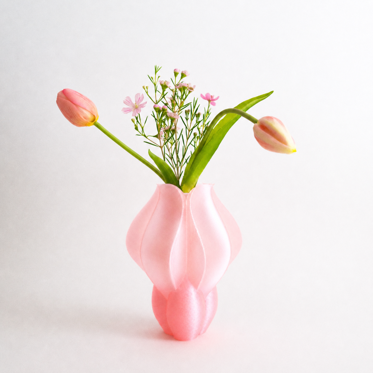 IRIS BULBILIS mini pink vase