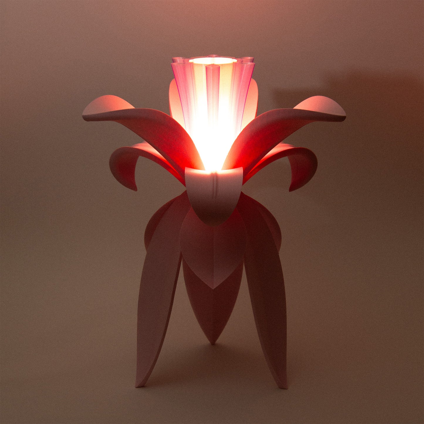 LYS LAMINA pink table lamp