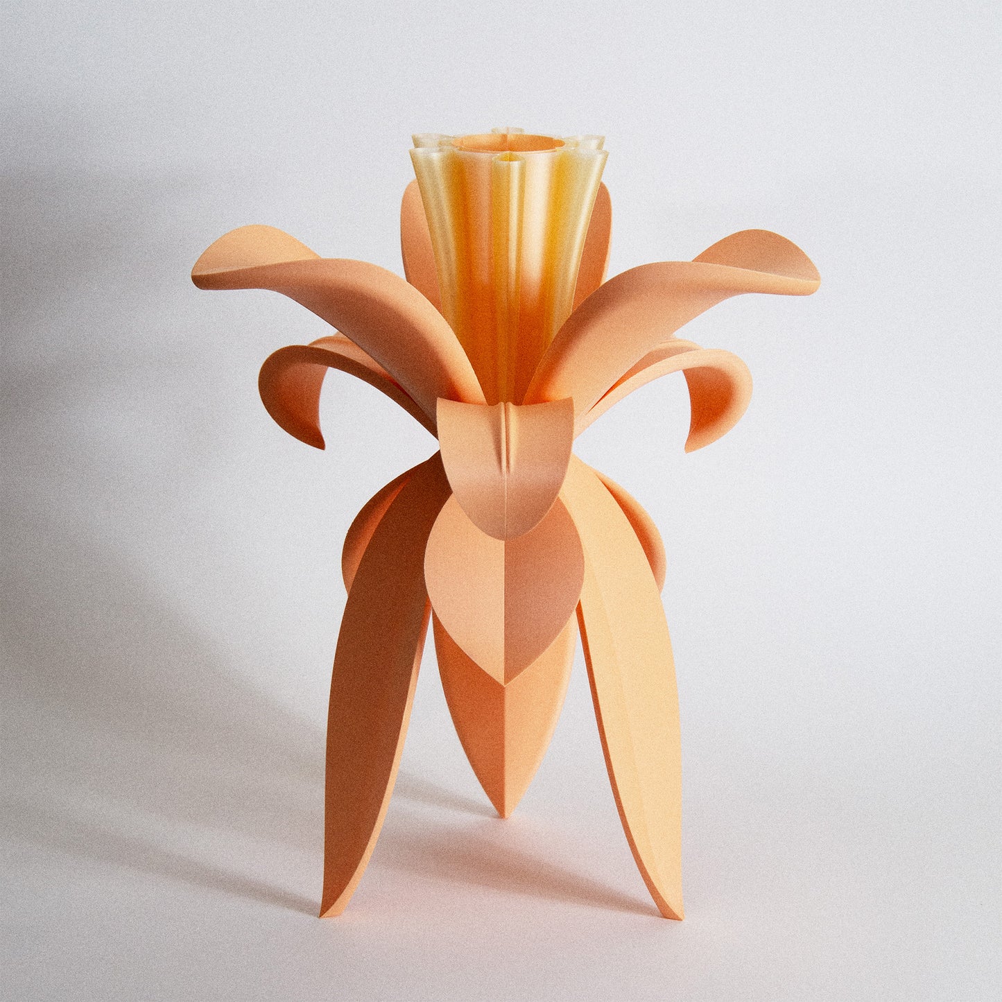 LYS LAMINA orange table lamp
