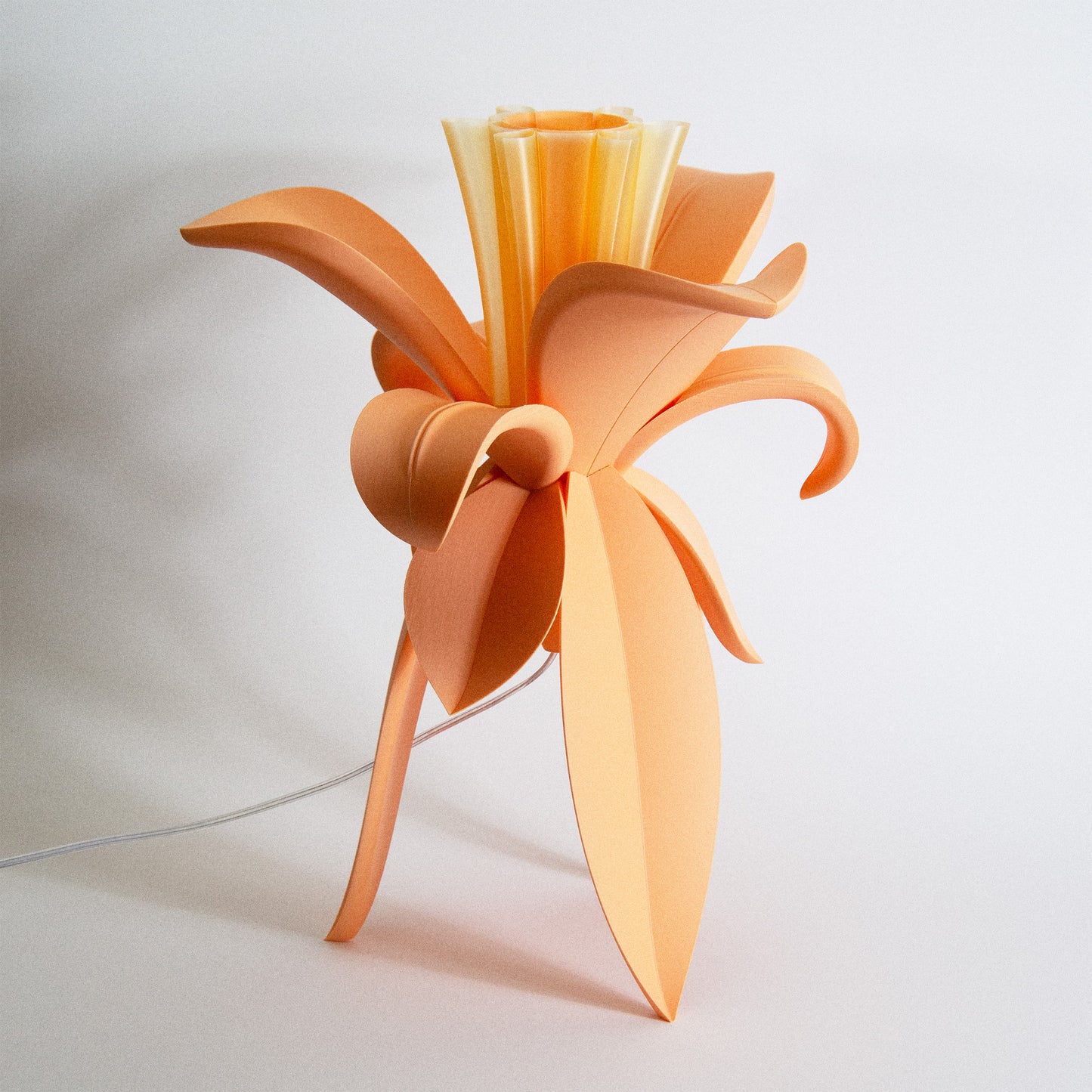 LYS LAMINA orange table lamp