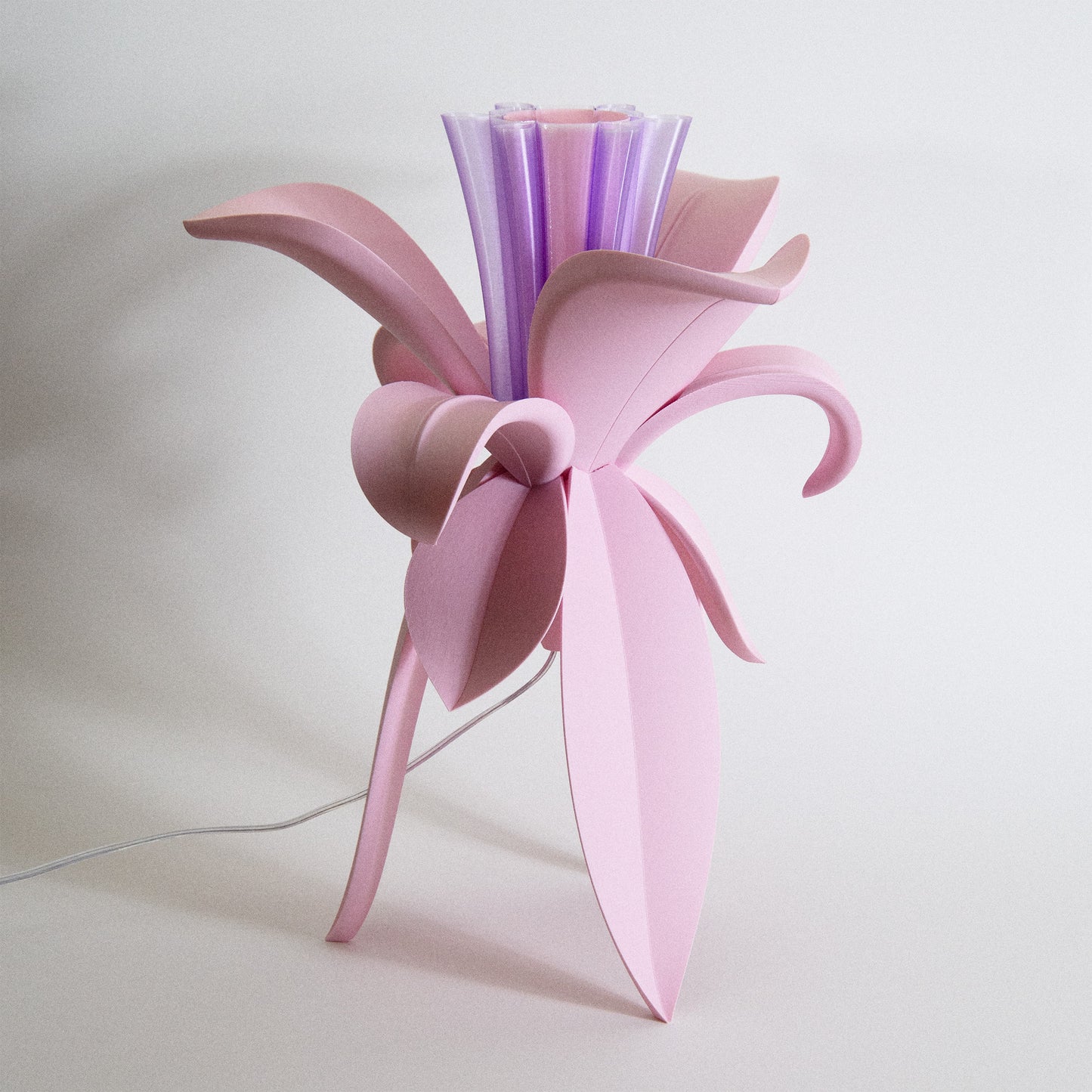 LYS LAMINA pink table lamp