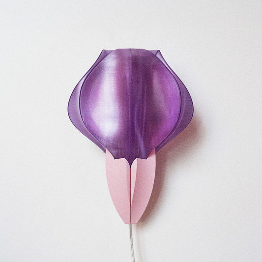 IRIS VITIS MINI - applique - rose