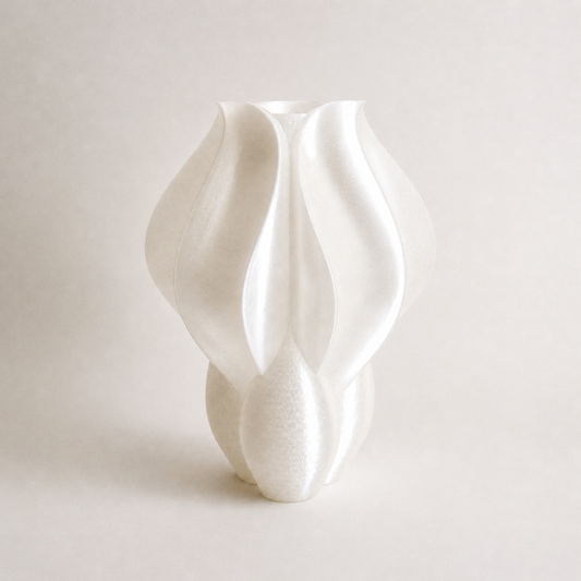 Vase IRIS BULBILIS blanc
