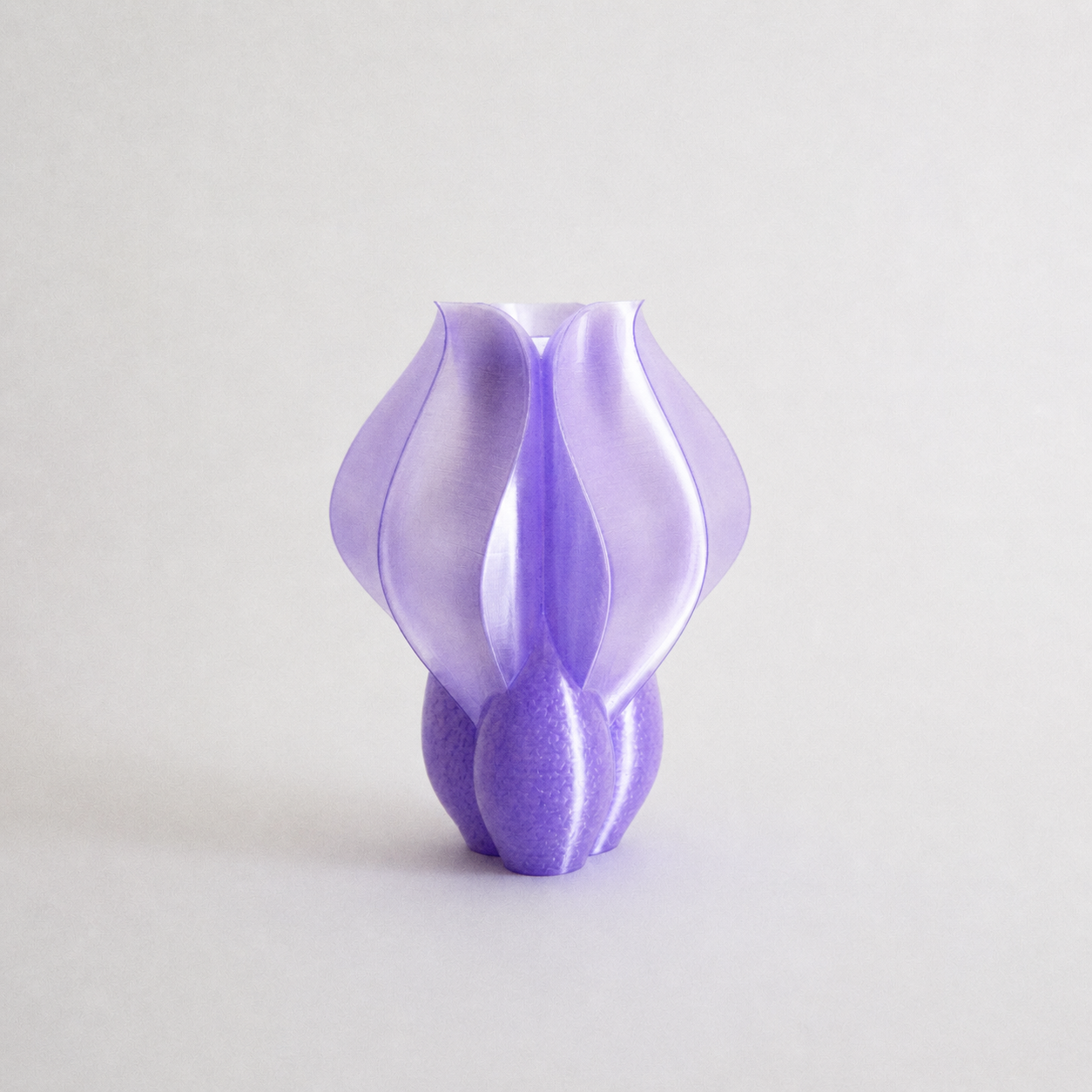 IRIS BULBILIS mini purple vase