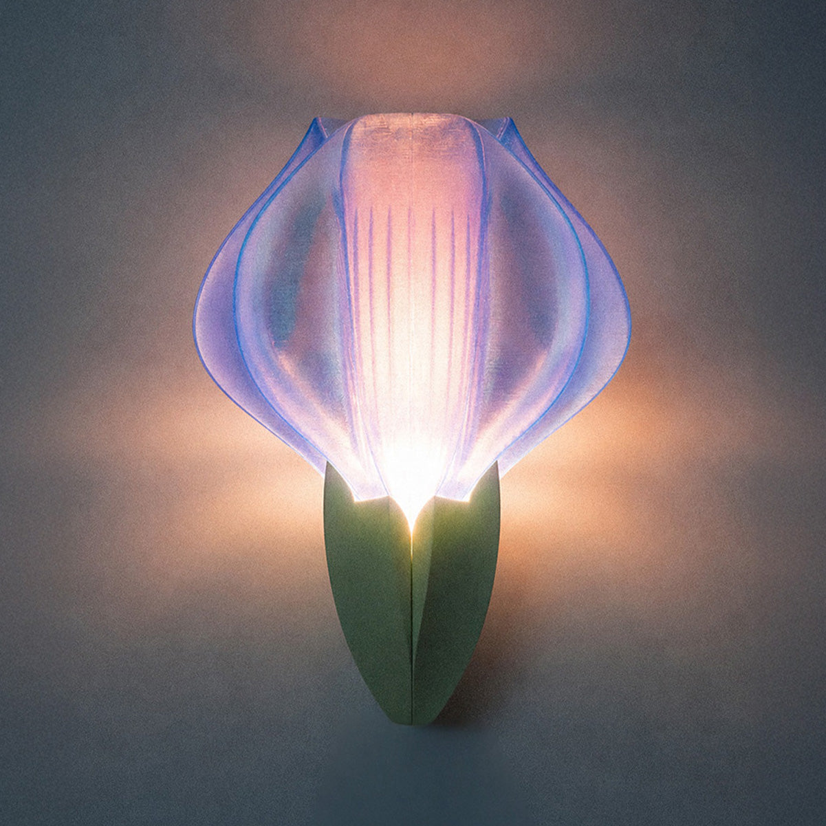 IRIS VITIS mini green wall light
