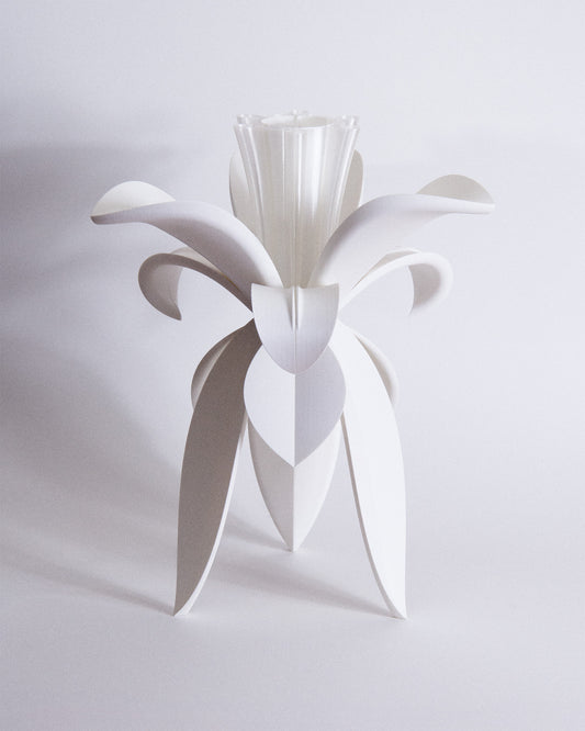 Lampe à poser LYS LAMINA blanche