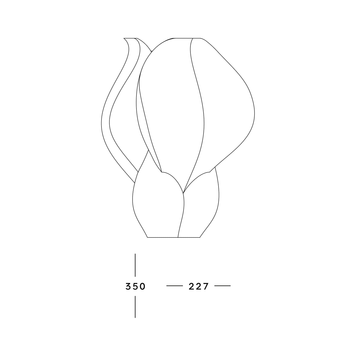 IRIS BULBILIS vase max violet