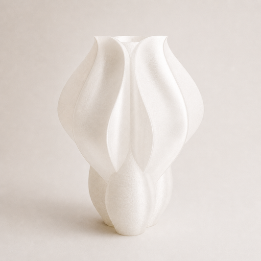 Vase IRIS BULBILIS blanc