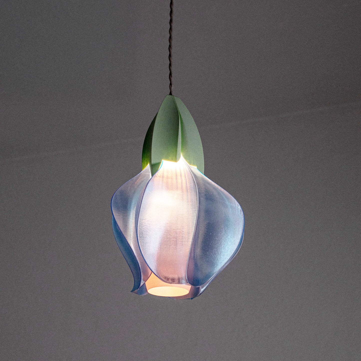 IRIS FILAMENTUM mini green pendant light