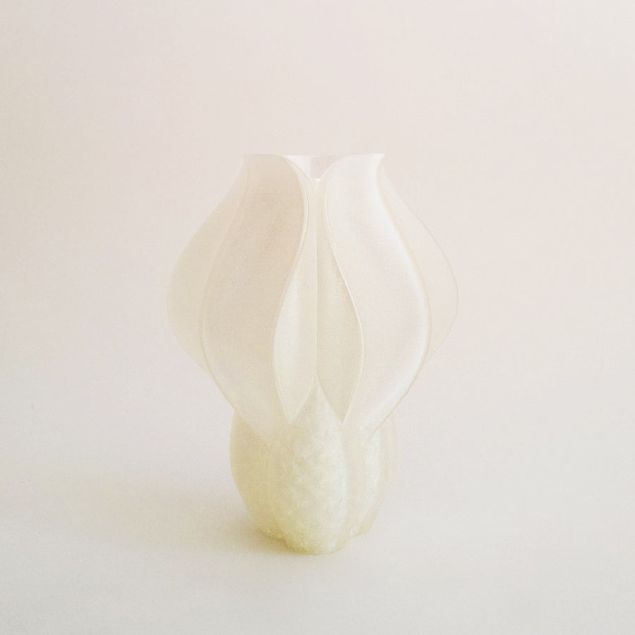 IRIS - mini vase - white