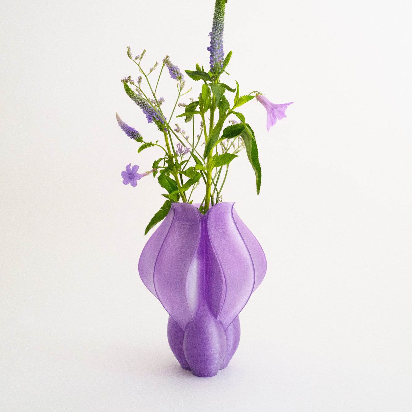 IRIS - mini vase - purple