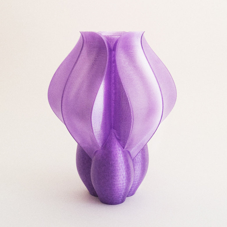 IRIS - vase - purple